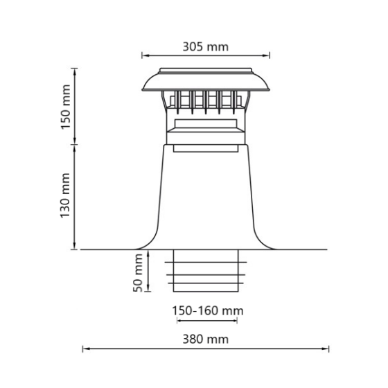 vent-alu-3000-ontl-dw-pp-kap-150-160-doorsnede