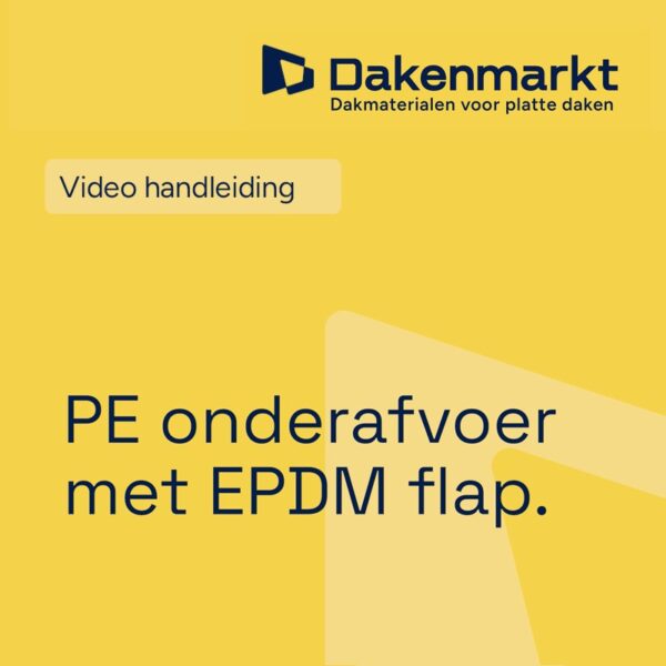Pe Onderafvoer Met Epdm Flap