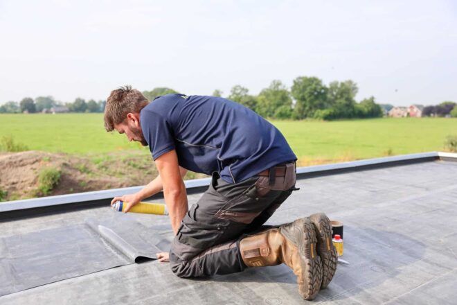 EPDM dakbedekking leggen