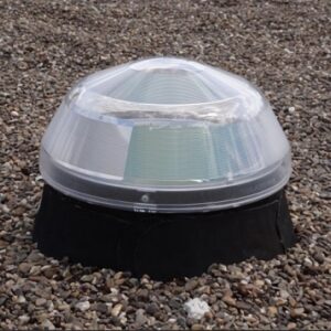Solatube rond plat dak