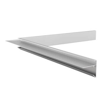 Binnenhoek voor standaard aluminium daktrim