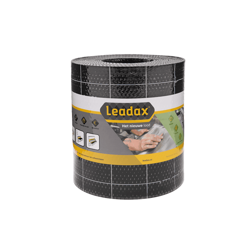 Leadax Loodvervanger Zwart 20cm 6 Mtr
