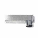 Zinken Stadsuitloop 60x100 Ø80 Mm