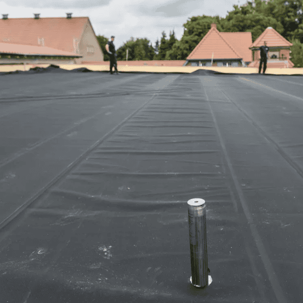Europese Epdm Dakbedekking Op Bedrijfspand