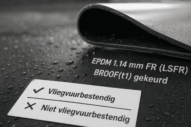 Wanneer Epdm Dakbedekking Vliegvuurbestendig
